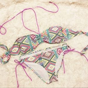 XL American Eagle bikini halter adjustable